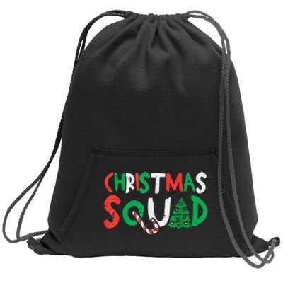 Christmas Squad Xmas Christmas Family Kid Boy Girl Friends Sweatshirt Cinch Pack Bag