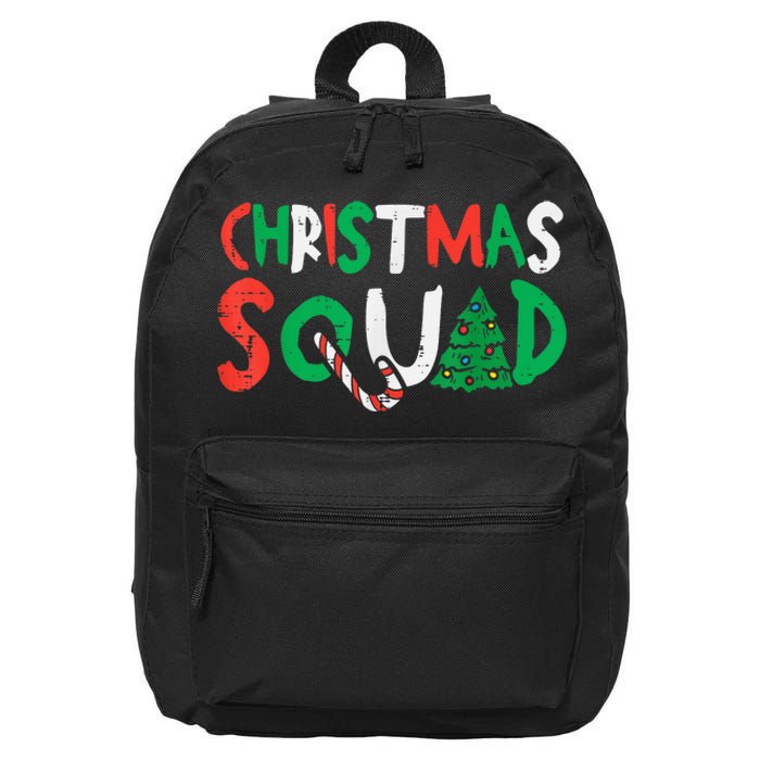 Christmas Squad Xmas Christmas Family Kid Boy Girl Friends 16 in Basic Backpack