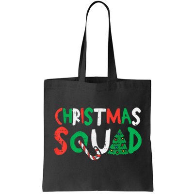 Christmas Squad Xmas Christmas Family Kid Boy Girl Friends Tote Bag