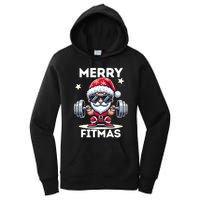 Christmas Santa Xmas Fitness Ugly Christmas Merry Fitmas Women's Pullover Hoodie