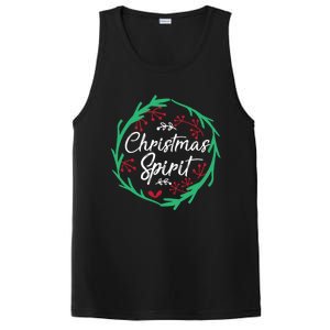 Christmas Spirit Xmas Ugly Christmas Holiday Winter Season Gift PosiCharge Competitor Tank