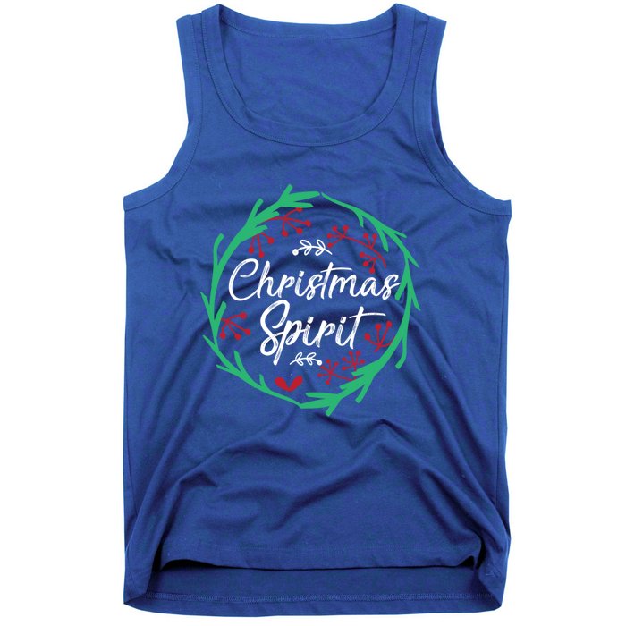 Christmas Spirit Xmas Ugly Christmas Holiday Winter Season Gift Tank Top