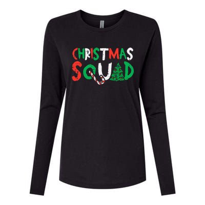 Christmas Squad Xmas Christmas Family Friend Womens Cotton Relaxed Long Sleeve T-Shirt