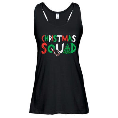 Christmas Squad Xmas Christmas Family Friend Ladies Essential Flowy Tank