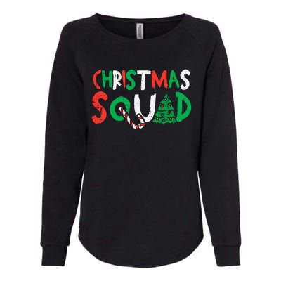 Christmas Squad Xmas Christmas Family Friend Womens California Wash Sweatshirt