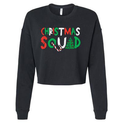 Christmas Squad Xmas Christmas Family Friend Cropped Pullover Crew