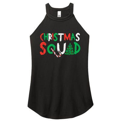 Christmas Squad Xmas Christmas Family Friend Women’s Perfect Tri Rocker Tank