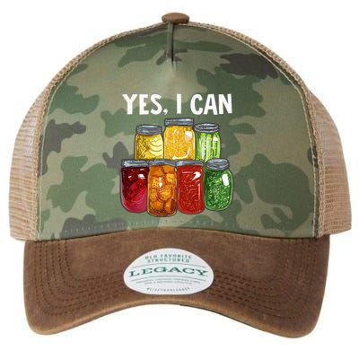 Canning Season Yes I Can Jar Pickling Preserving Food Canner Legacy Tie Dye Trucker Hat