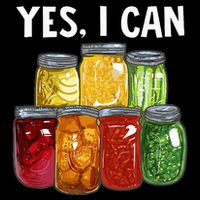 Canning Season Yes I Can Jar Pickling Preserving Food Canner 16 in Basic Backpack