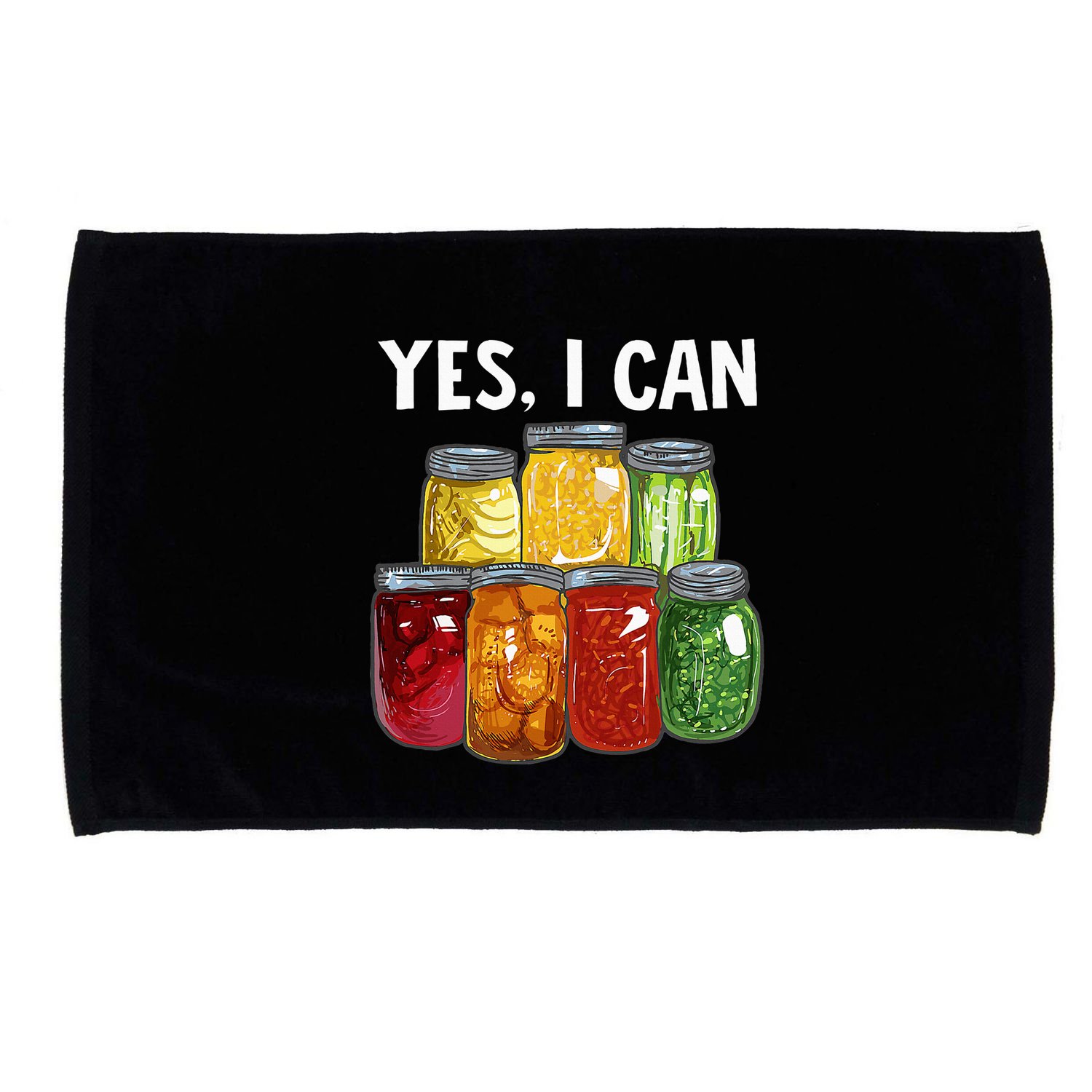 Canning Season Yes I Can Jar Pickling Preserving Food Canner Microfiber Hand Towel