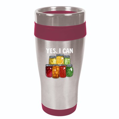 Canning Season Yes I Can Jar Pickling Preserving Food Canner 16oz Travel Tumbler