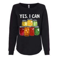 Canning Season Yes I Can Jar Pickling Preserving Food Canner Womens California Wash Sweatshirt