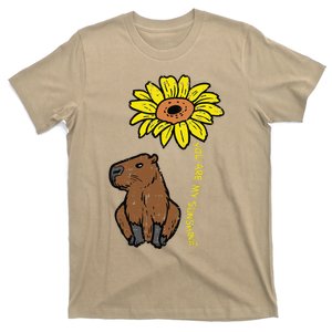 Capybara Sunflower You Are My Sunshine Capy Women T-Shirt