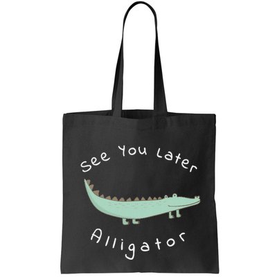 Cute See You Later Alligator Funny Zoo Animal Gift Bag