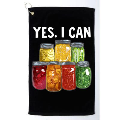 Canning Season Yes I Can Jar Pickling Preserving Food Canner Gift Golf Towel