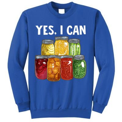 Canning Season Yes I Can Jar Pickling Preserving Food Canner Gift Sweatshirt