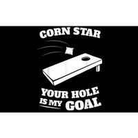 Corn Star Your Hole Is My Goal Cornhole Team Bumper Sticker