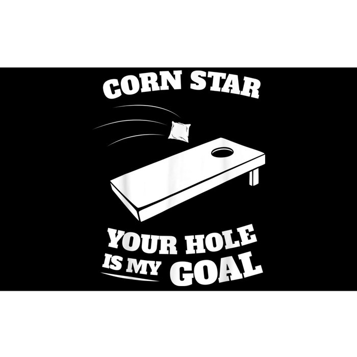 Corn Star Your Hole Is My Goal Cornhole Team Bumper Sticker