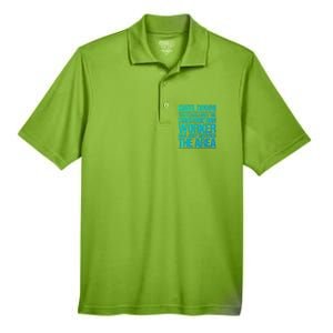 Construction Site Your Excellency Construction Worker Gift Men's Origin Performance Pique Polo