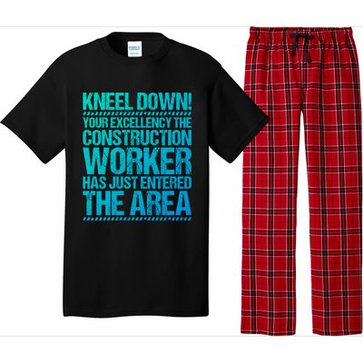 Construction Site Your Excellency Construction Worker Gift Pajama Set