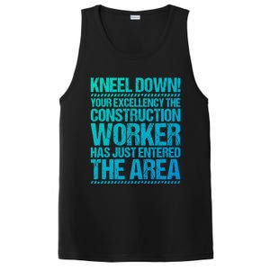 Construction Site Your Excellency Construction Worker Gift PosiCharge Competitor Tank