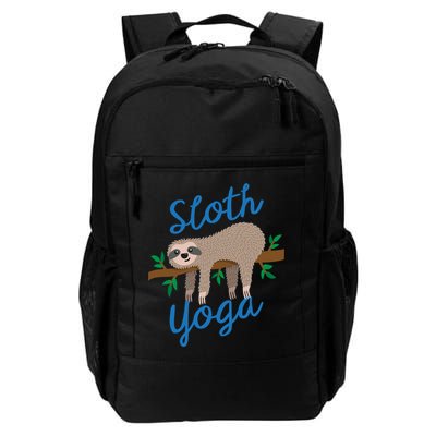 Cute Sloth Yoga Lover Yoga Class Instructor Gym Gift Backpack