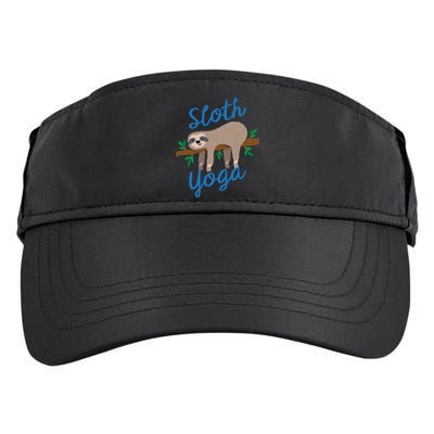 Cute Sloth Yoga Lover Yoga Class Instructor Gym Gift Adult Drive Performance Visor