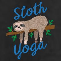Cute Sloth Yoga Lover Yoga Class Instructor Gym Gift 11oz C Handle Ceramic Mug