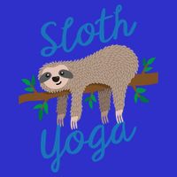 Cute Sloth Yoga Lover Yoga Class Instructor Gym Gift 16 in Basic Backpack
