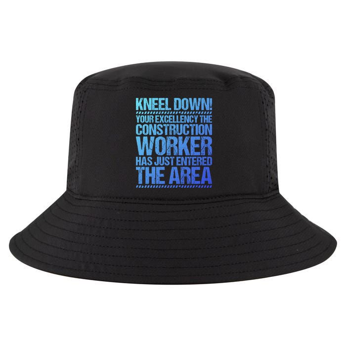 Construction Site Your Excellency Construction Worker Gift Cool Comfort Performance Bucket Hat