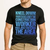 Construction Site Your Excellency Construction Worker Gift Cooling Performance Crew T-Shirt
