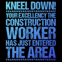 Construction Site Your Excellency Construction Worker Gift Cooling Performance Crew T-Shirt