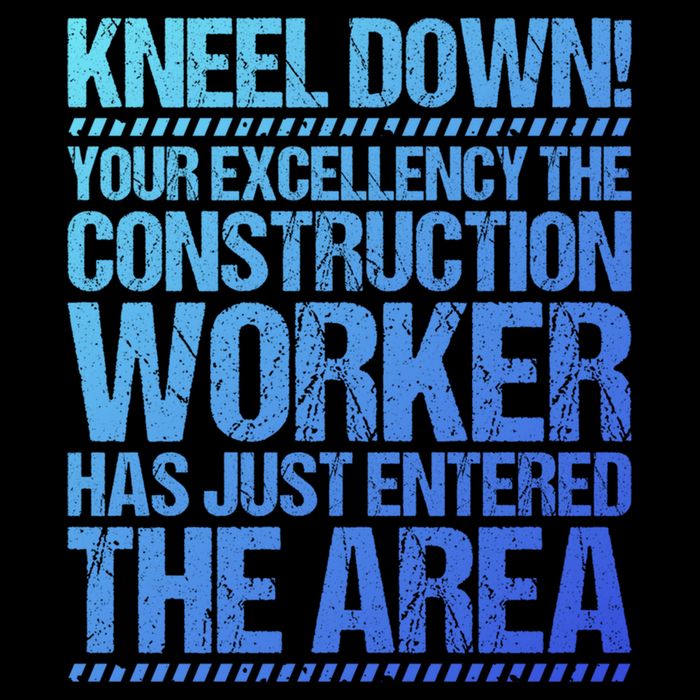 Construction Site Your Excellency Construction Worker Gift Cooling Performance Crew T-Shirt