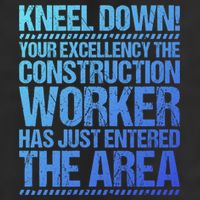 Construction Site Your Excellency Construction Worker Gift Adult Drive Performance Visor
