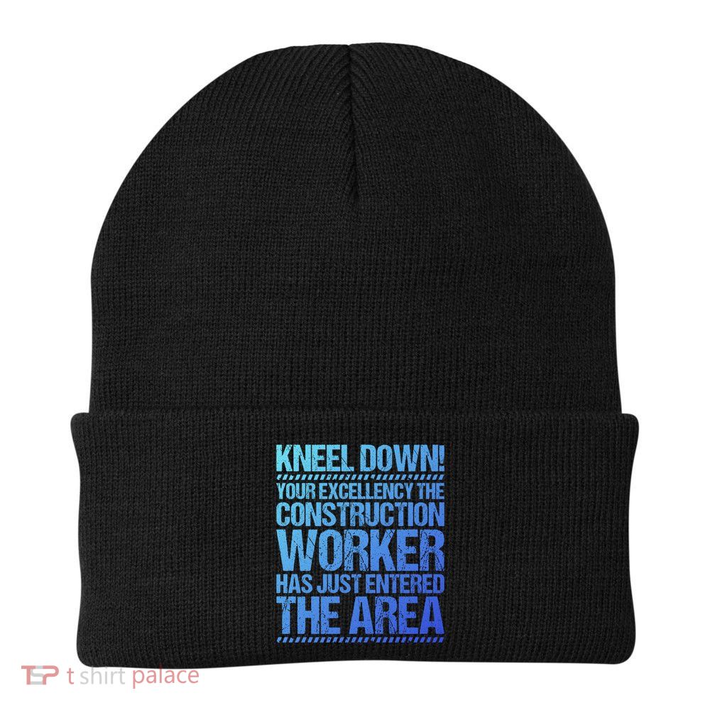 Construction Site Your Excellency Construction Worker Gift Beanie