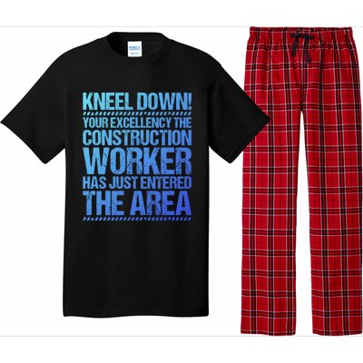 Construction Site Your Excellency Construction Worker Gift Pajama Set