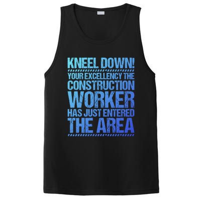 Construction Site Your Excellency Construction Worker Gift PosiCharge Competitor Tank