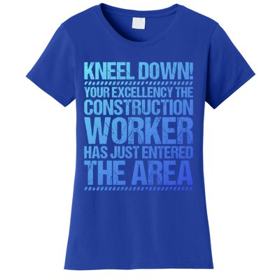 Construction Site Your Excellency Construction Worker Gift Women's T-Shirt