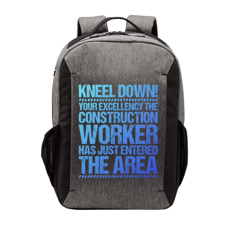 Construction Site Your Excellency Construction Worker Gift Vector Backpack