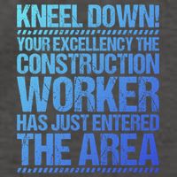 Construction Site Your Excellency Construction Worker Gift Vector Backpack
