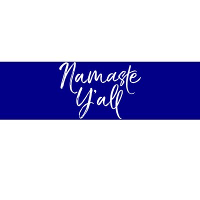 Cute Southern Yoga Quote Funny Namaste Yall Gift Bumper Sticker