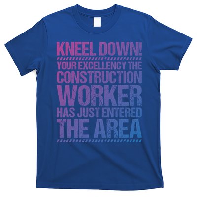 Construction Site Your Excellency Construction Worker Gift T-Shirt
