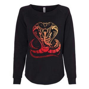 Cobra Snake Zoo Reptile Snake Womens California Wash Sweatshirt