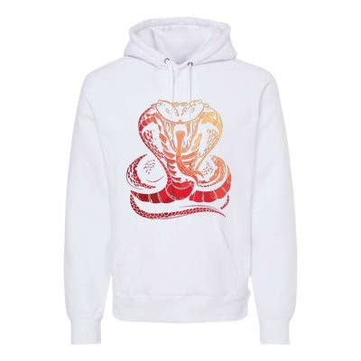 Cobra Snake Zoo Reptile Snake Premium Hoodie