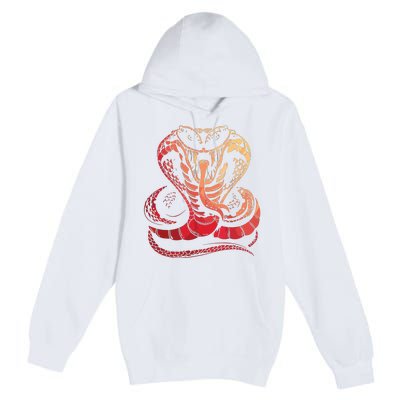 Cobra Snake Zoo Reptile Snake Premium Pullover Hoodie