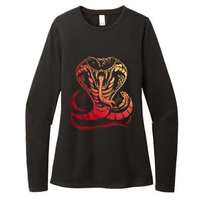 Cobra Snake Zoo Reptile Venom Snake Womens CVC Long Sleeve Shirt