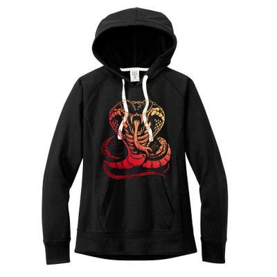 Cobra Snake Zoo Reptile Venom Snake Women's Fleece Hoodie