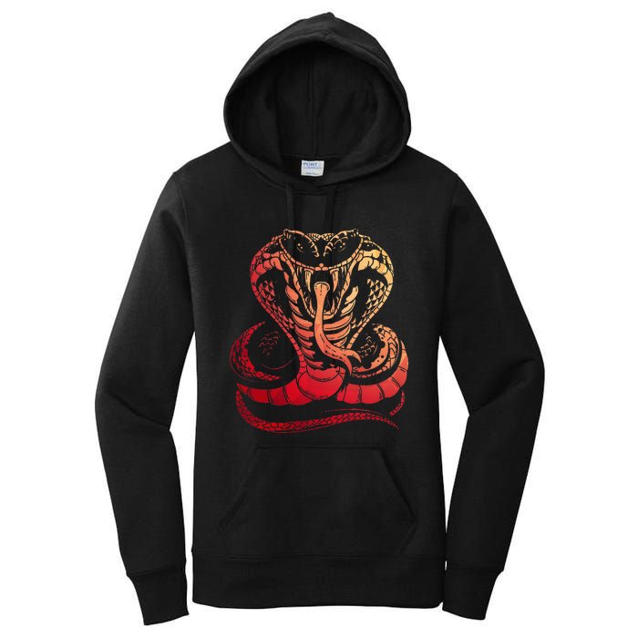 Cobra Snake Zoo Reptile Venom Snake Women's Pullover Hoodie