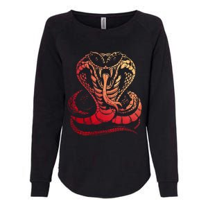 Cobra Snake Zoo Reptile Venom Snake Womens California Wash Sweatshirt