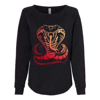 Cobra Snake Zoo Reptile Venom Snake Womens California Wash Sweatshirt